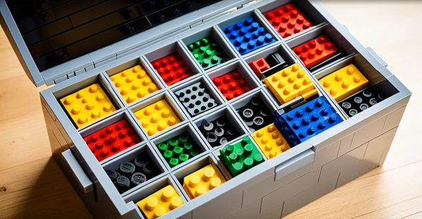 La boîte de rangement lego : un rangement amusant et coloré !